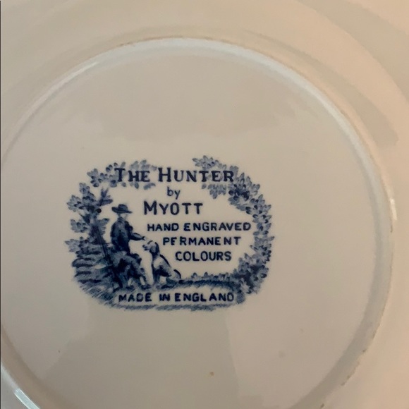 Vintage The Hunter by Myott plate - Picture 3 of 3